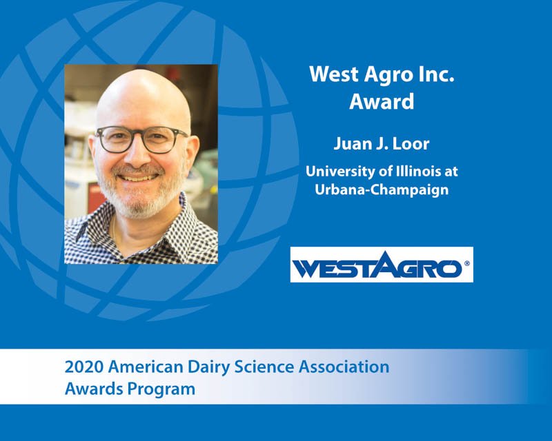 American Dairy Science Association About Adsa Awards 2020 Award Juan Loor