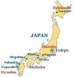 Japan map